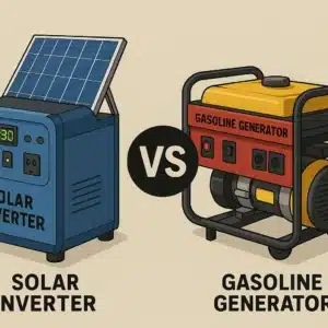 a solar inverter vs gasoline generator