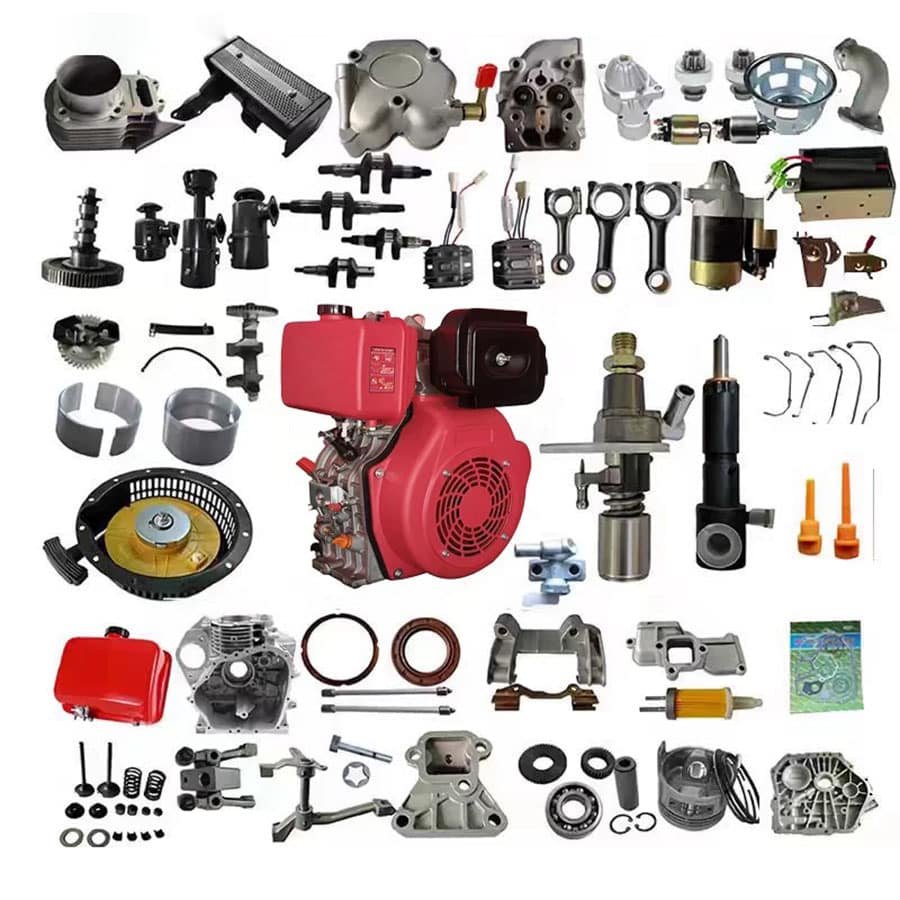 AC electric generator rotor, stator