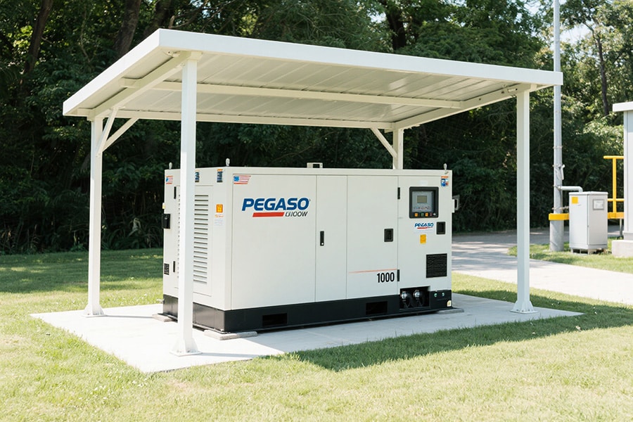 Generator Powering Hospital Equipment