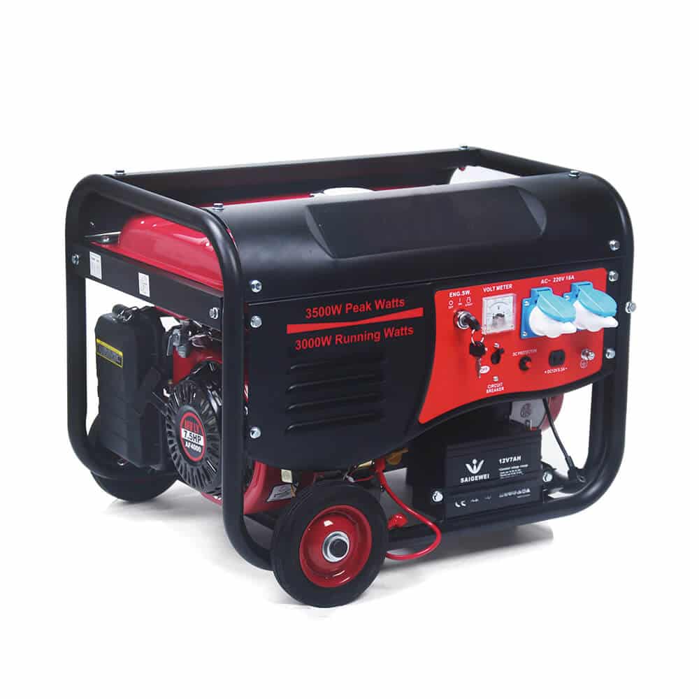 3kw 3000w 3000 watt gasoline portable generator