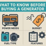 What Are The Main Things to Know Before Buying A Generator?