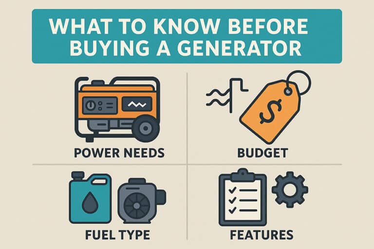 generator buying tips