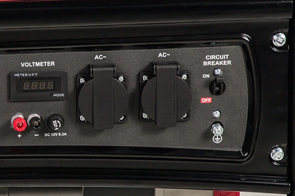 generator's control panel
