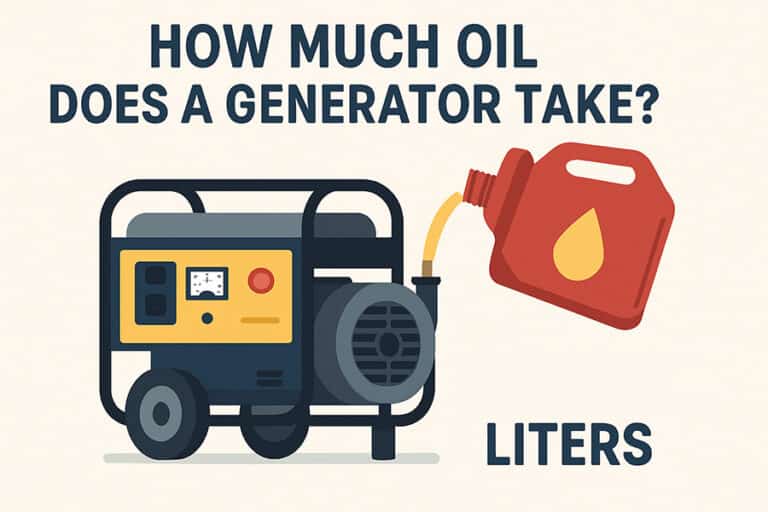 How Much Oil Does A Generator Take?