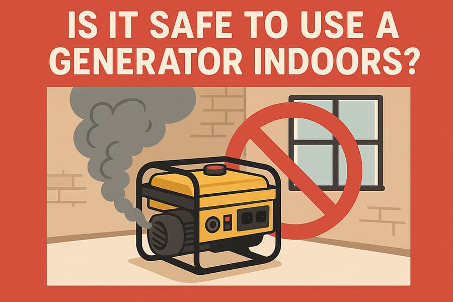 indoor generator not safety