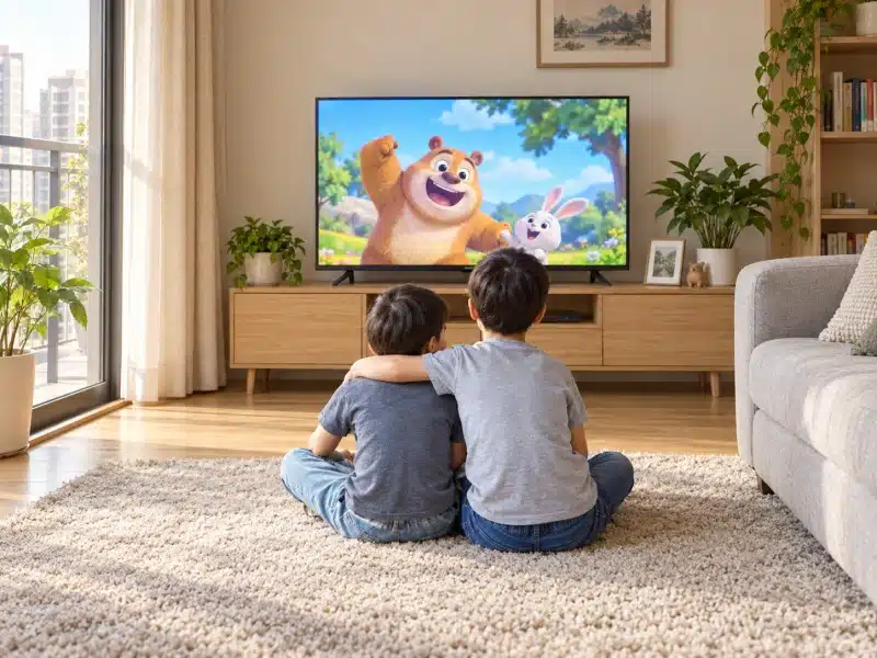 TV home with different watts