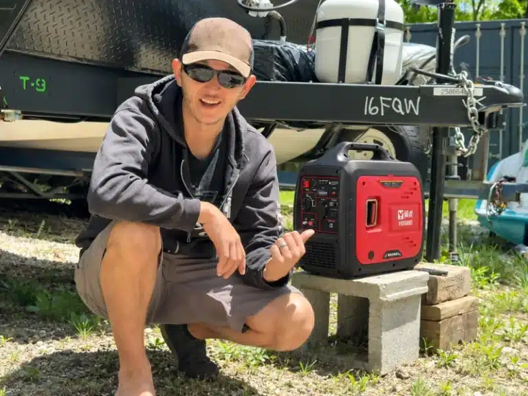 Quiet Inverter Generator for Hunting Camp